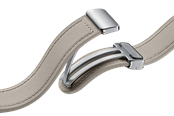 Smartwatch - Accessories - Samsung Galaxy Watch6 D-Buckle Hybrid Eco-Leather Band (Normal S/M) - Etoupe - ET-SHR94LAEGEU