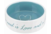 Hunde - Trixie Pet's Home Ceramic Bowl Blue 0.8L 16cm - TX25051