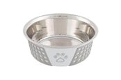Hunde - Trixie Stainless Steel Bowl 0.75 l/ø 17 cm white - TX25256