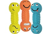 Hunde - Trixie Smiley dumbbell latex 19 cm assorted colours - TX35251