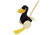 Baby Spielzeug - Goki Wooden Push Figure Raven - 54997