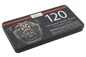 Kunst & Handwerk Ausstattung - Nassau Colored pencils 120 pcs. in metal box - AR0215/GE