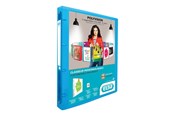 Briefordner und Ringmappen - Oxford ELBA Polyvision - presentation ring binder - for A4 - capacity: 100 sheets - translucent blue - 100201431
