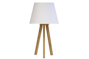 Schreibtischzubehör - Unilux Katy LED lamp white/wood - 400165041