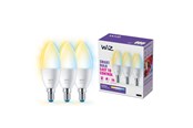 Smart-Home - WiZ C37 E14 Smart Candle Bulb 3-pack - Dimmable warm-to-cold White LED - 929002448733