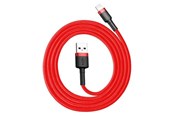 USB Kabel - Baseus Cafule Cable USB Lightning 1.5A 2m (Red) - CALKLF-C09