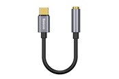 USB Kabel - Baseus L54 Audio Adapter USB-C + mini jack 3.5mm (Black+Gray) - CATL54-0G