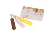 Rollenspiele - Small Foot Wooden Play Food Ice Cream 3 pcs - 12351