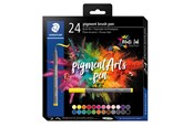 Utensilien zum Schreiben und Zeichnen - Staedtler Pigment brush 371 24 pcs. Cardboard box - 371 C24