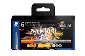 Utensilien zum Schreiben und Zeichnen - Staedtler Pigment brush 371 "Greys & Caramels" 6 pcs. Cardboard box - 371 C6-4