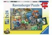 Puzzle - Ravensburger Fairy Tales 2x24p Boden - 10105719