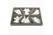 Kreativ-Spiele - Small Foot - Wooden Christmas Hangers Angel 18pcs - 10542