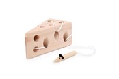 Baby Spielzeug - Small Foot - Cheese and Mouse Wooden Threading Gam - 11053