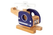 Spielzeugauto - Small Foot - Wooden Helicopter Blue - 12287