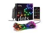 Smart-Home - Twinkly Dots – 200 App-controlled RGB LEDs. 10 Meters. Black Wire. - TWD200STP-BEU