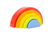 Baby Spielzeug - Small Foot - Wooden Building Blocks Rainbow 5dlg. - 10585