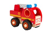 Spielzeugauto - Small Foot - Wooden Fire Truck with Ladder - 11075