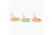 Wasserspielzeug - Small Foot - Bath Toy Wooden Sailboats Set of 3 - 11653