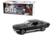 Modellauto - Greenlight 1967 Ford Mustang Coupe Matt Black Adonis Creeds Creed 2015 Movie 1:18 Scale Diecast Model Car - 0810027494153