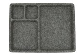 Spielzeug - Kikkerland Felt Catch-All Tray 28.6 x 20 x 2 cm - OR112