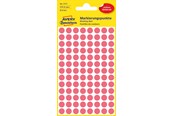Papier, Fotopapier und Etiketten - Avery Colour coding dots permanent neon red - 3177