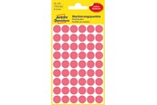 Papier, Fotopapier und Etiketten - Avery Colour coding dots permanent neon red - 3147