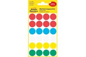 Papier, Fotopapier und Etiketten - Avery Colour coding dots permanent assorted red green yellow blue white - 3089