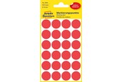 Papier, Fotopapier und Etiketten - Avery Colour coding dots permanent red - 3004