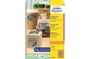 Papier, Fotopapier und Etiketten - Avery Brown kraft rectangular Product Labels (recycle) - L7109-25