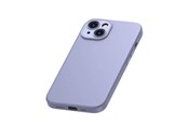 Handys - Cover & Cases - Baseus Liquid Silica Gel Case for iPhone 14 Plus (lavender)+ tempered glass + cleaning kit - ARYT020205