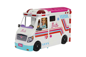 Puppen & Zubehör - Barbie Emergency Vehicle Transforming Ambulance and Care Clinic with 20+ Pieces - HKT79