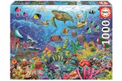 Puzzle - Educa 1000 Tropical Fantasy Turtles - 80-19266