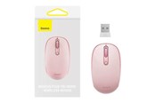 Maus - Baseus Wireless mouse F01B Tri-mode 2.4G BT5.0 1600 DPI (pink) - (Pink) - B01055503413-00