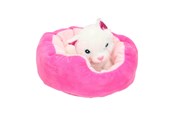 Plush - Toi-Toys Plush dog/cat in Basket - Assorted - 75159Z-kat