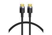 Display Kabel - Baseus Cafule 4KHDMI Male To 4KHDMI Male Adapter Cable 1m Black - CADKLF-E01