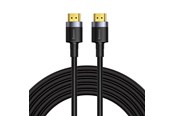 Display Kabel - Baseus Cafule 4KHDMI Male To 4KHDMI Male Adapter Cable 5m Black - CADKLF-H01