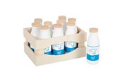 Rollenspiele - Small Foot - Wooden Crate with Milk Bottles 12 pc - 12354