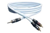 Audio Kabel - Supra Biline MP-RCA Audiocable 3.5 mm jack - RCA Ice Blue 2 m - 1001900750