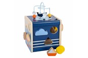 Baby Spielzeug - Small Foot - Wooden Activity Cube Ocean - 12312