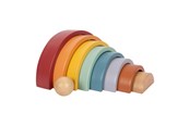 Interaktives Spielzeug (Ardunio und ähnliche) - Small Foot Wooden Rainbow Building Arches with Ball - 12318