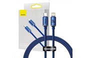 USB Kabel - Baseus Crystal cable USB-C to Lightning 20W 1.2m (blue) - CAJY000203