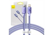 USB Kabel - Baseus Crystal Shine cable USB-C to Lightning 20W PD 1.2m (purple) - CAJY000205