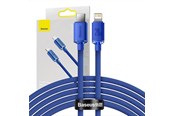 USB Kabel - Baseus Crystal Shine cable USB-C to Lightning 20W PD 2m (blue) - CAJY000303