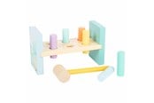 Baby Spielzeug - Small Foot - Wooden Hammer Bench Pastel 8 pcs. - 11723