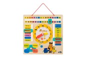 Interaktives Spielzeug (Ardunio und ähnliche) - Small Foot - Wooden Learning Board Watch Clock Mouse - German language - 10496