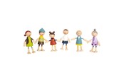 Figuren - Small Foot - Wooden Dollhouse Family Bendable 6pcs - 11804