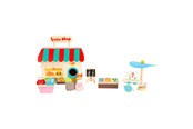 Holzspielzeug - Small Foot - Wooden Take-along Play Shop Poppenhuis 15dlg. - 11393