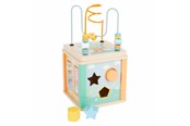 Baby Spielzeug - Small Foot - Wooden Activity Cube and Motor Skills - 11724