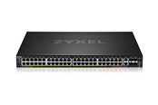 Switches - ZyXEL XGS2220 Series XGS2220-54FP - switch - L3 access NebulaFLEX Cloud 960 W - 48 ports - Managed - rack-mountable - XGS2220-54FP-EU0101F