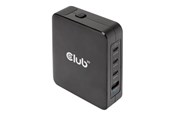 Handys - Adapter und Ladegeräte - Club 3D CAC-1917 power adapter - GaN technology - USB 3 x USB-C - 140 Watt - CAC-1917